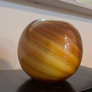 Decorative Glass Vase- round